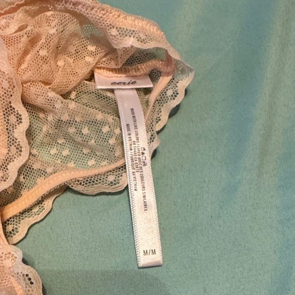 Aerie Delicate Lace Bodysuit in Cream - Picture 2 of 5